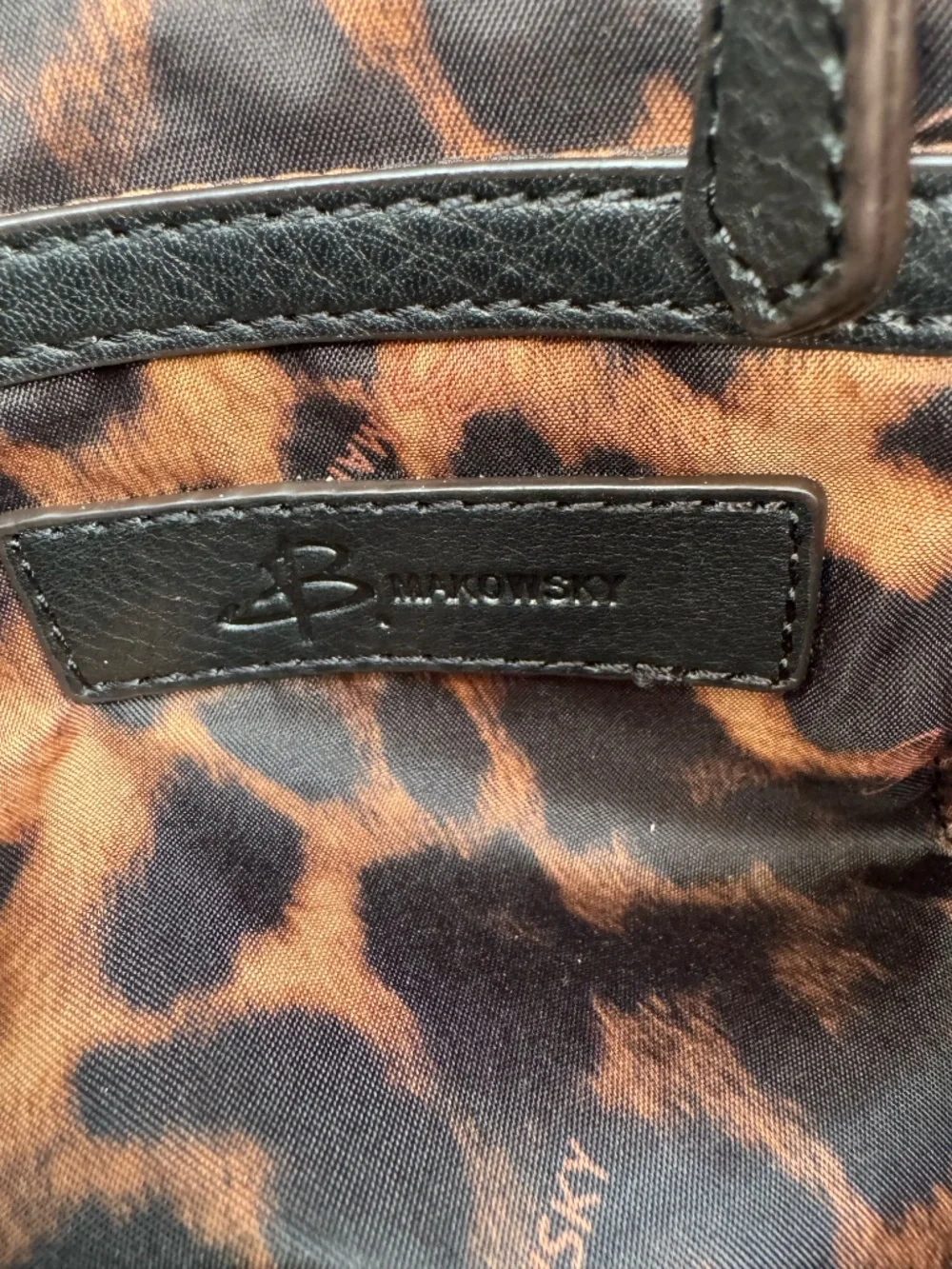 B Makowsky Hobo Tassel Bag